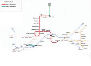 Mappa metropolitana Napoli